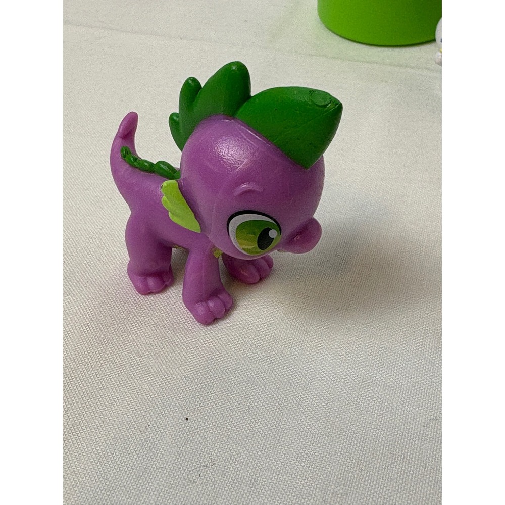 My Little Pony Spike the Dragon Mini Figure Purple Green PVC Toy MLP G4